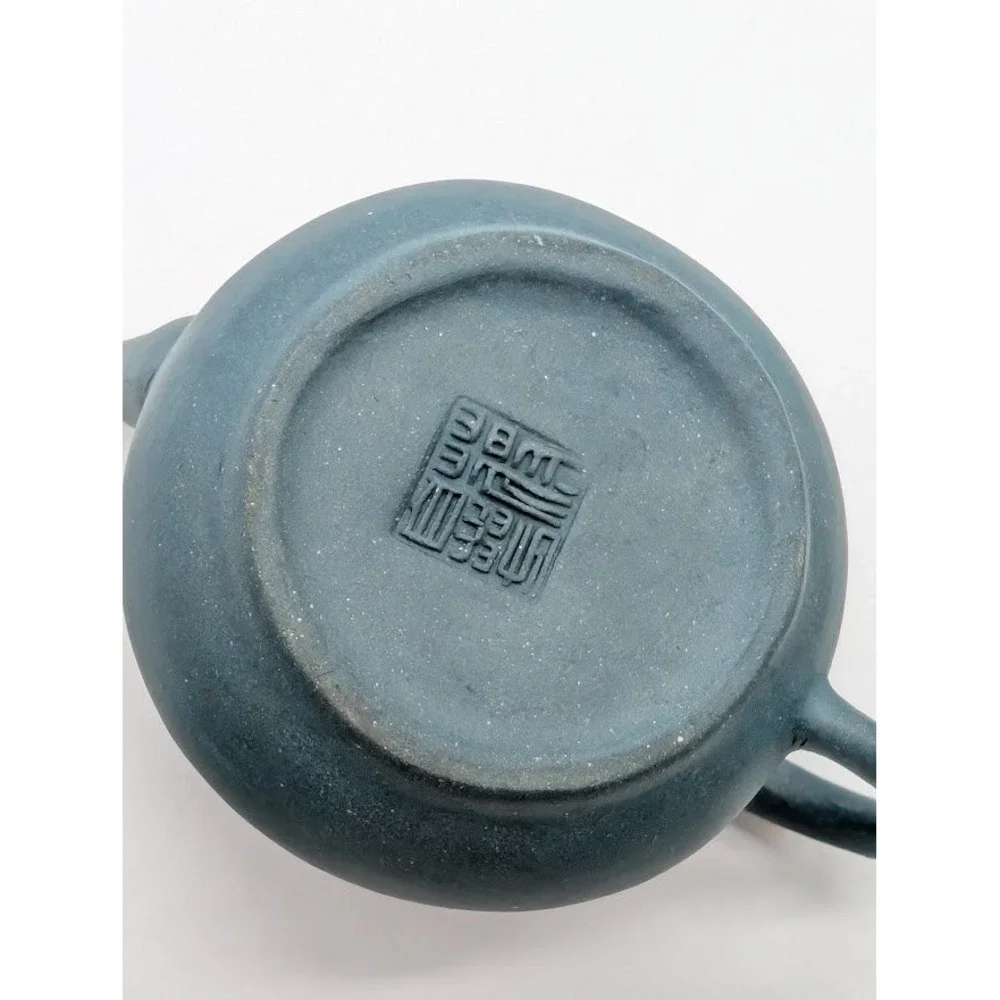 100cc Yixing‎ Zisha Gongfu Shui Ping Blue Clay Teapot 2